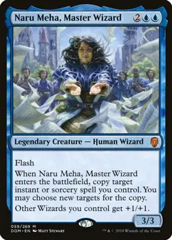 Naru Meha, Master Wizard NonFoil Dominaria 59 NM MTG - Image 1