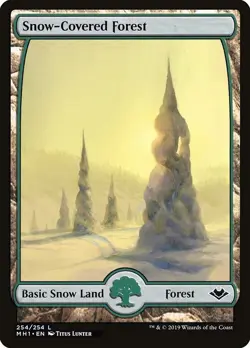 Snow-Covered Forest NonFoil Modern Horizons 254 NM MTG - Image 1