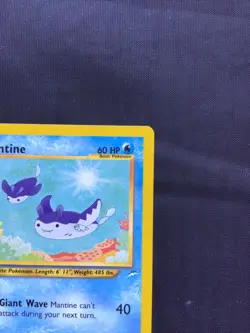 Pokemon Cards: 1st Edition Neo Destiny Common: Mantine 74/105 - Image 3