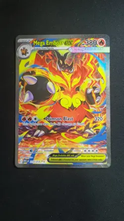 Mega Emboar ex Ascended Heroes 273/217 SIR Pokemon TCG NM Card 1 - Image 2