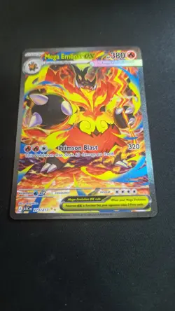 Mega Emboar ex Ascended Heroes 273/217 SIR Pokemon TCG NM Card 1 - Image 3