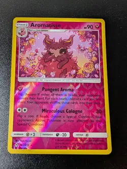 Aromatisse 142/214 Rare Unbroken Bonds Pokemon Reverse Holo Near Mint - Image 1