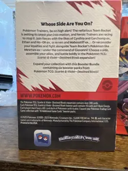 Pokemon TCG Scarlet & Violet Destined Rivals 6 Pack Booster Bundle In Hand !!! - Image 4