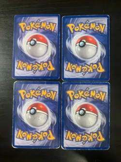 Lot 4 Cartes Pokemon RARES Set de Base /102 Edition 2 Wizards Francais - Image 2