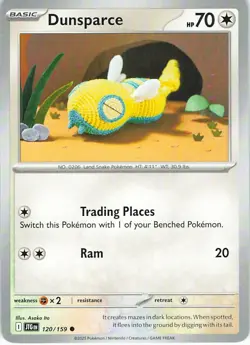Dunsparce 120/159 Common Journey Together Pokemon Near Mint - Image 1