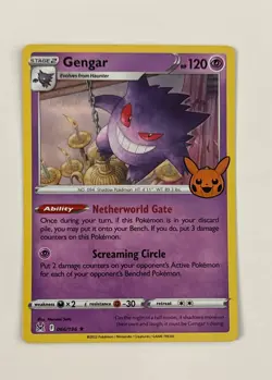 Gengar 066/196 Pokemon Trick or Trade Booster Bundle Rare Holo NM Pokemon TCG - Image 1