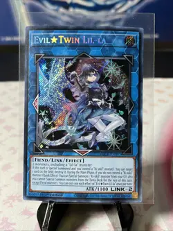 Yugioh: Evil Twin Lil-la - BLCR-EN097 - Secret Rare - 1st Edition - NM - Image 1
