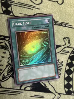 Yu-Gi-Oh! Dark Hole LOB-052 Super Rare - Foil Shift -NM - Image 2