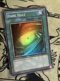 Yu-Gi-Oh! Dark Hole LOB-052 Super Rare - Foil Shift -NM - Image 3