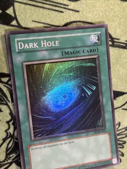 Yu-Gi-Oh! Dark Hole LOB-052 Super Rare - Foil Shift -NM - Image 4