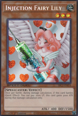 Injection Fairy Lily - SBC2-ENI14 - Prismatic Secret Rare 1st Ed - LP - WAXING - Image 1