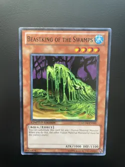 Yugioh Beastking Of The Swamps GLD4-EN005 Limited Edition Common LP - Image 1