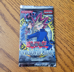 1996 Yu-Gi-Oh! Invasion Of Chaos - Factory Sealed Pack - Brand New - Fast Ship! - Image 1