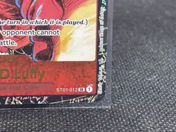 Bandai One Piece CCG Monkey D. Luffy ST01-012 SR Foil Alt Art 6000/5 - Image 5