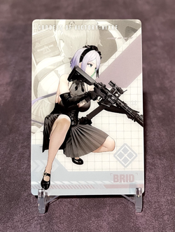 Brid Goddess of Victory Nikke Gun Girl Metal Card Collection - Image 2