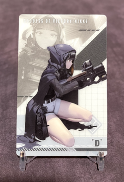 D Goddess of Victory Nikke Gun Girl Metal Card Collection - Image 2