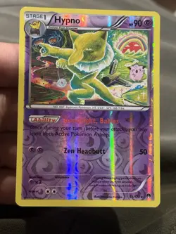 Hypno 51/122 Breakpoint Reverse Holo LP Pokemon Card - Image 1