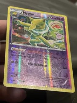 Hypno 51/122 Breakpoint Reverse Holo LP Pokemon Card - Image 2