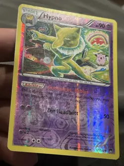 Hypno 51/122 Breakpoint Reverse Holo LP Pokemon Card - Image 4