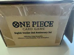 Bandai One Piece Card Game English Version 2nd Anniversary Set Box - Image 1