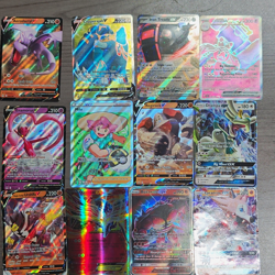 Pokemon TCG 12-Card Holo Full Art Lot Aerodactyl V, Mimikyu ex, Iron Treads - Image 1