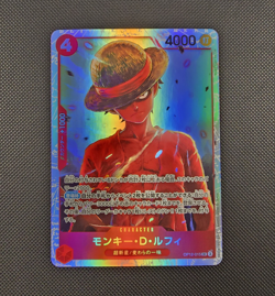 Bandai One Piece Card Game Monkey D. Luffy OP12-015 SR Foil Alt Art JP - Image 1