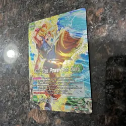 Full Size Power Son Goku P-072 Promo Leader Foil Dragon Ball Super Card Game NM - Image 2