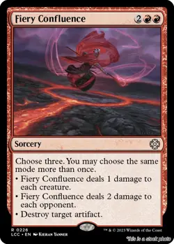 MTG Fiery Confluence Card #226 Commander: The Lost Caverns of Ixalan NM Magic - Image 1