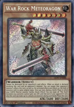 War Rock Meteoragon LIOV-EN088 1st Secret Rare Near Mint Yu-Gi-Oh! DNA GAMES - Image 1