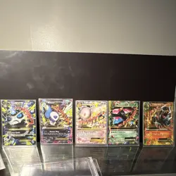 Pokemon TCG XY EX Lot of 5 Holo Cards Aggron Venusaur Houndoom Audino - Image 1