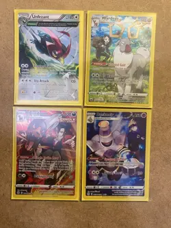✨Pokemon Trainer Gallery 4 Card Lot Unfezant-Wyrdeer-Houndoom-Dusknoir✨ - Image 1
