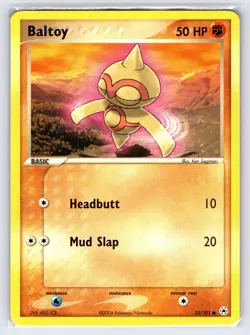 Baltoy 53/101 EX Hidden Legends Pokemon Card Non Holo Common - Nm/Vlp - Image 1