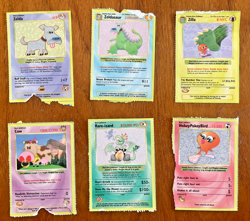 Jokemon 1999 Vintage Pokemon Parody Cards from Nickelodeon Magazine Full Set HP - Image 1