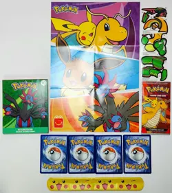 Pokemon TCG Curated Pokemon Collection Bundle Board Game Cards Books DVD + More - Image 4