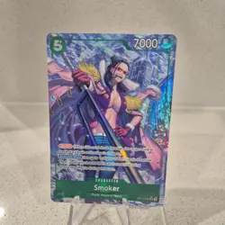 Smoker OP10-030 SR Alt Art Royal Blood English One Piece TCG - Image 1