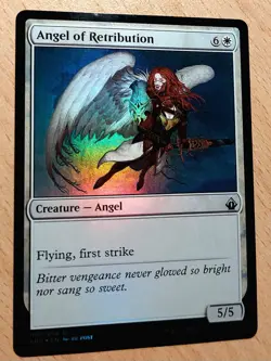 MTG Magic # FOIL # Engel der Vergeltung, Angel of Retribution, English - Image 2