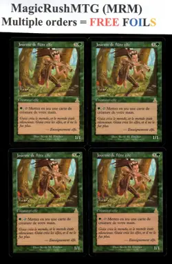 *MRM* FR/VF 4x Elvish Piper - Joueuse de flCte elfe MTG UDS - Image 1