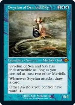 MTG [MH2-393 Foil NM] Svyelun of Sea and Sky (Retro Frame) (Foil Etched) - Image 1