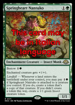 MTG SPRINGHEART NANTUKO EXC - NANTUKO DELLA PRIMAVERA 171 - MH3 - MAGIC - Image 1