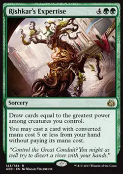 MTG RISHKAR's EXPERTISE EXC - COMPETENZA DI RISHKAR - AER - MAGIC - Image 1