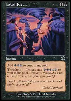 MTG CABAL RITUAL EXC - RITUALE DELLA CABALA - TOR - MAGIC - Image 1