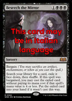 MTG BESEECH THE MIRROR EXC - IMPLORARE LO SPECCHIO 82 - WOE - MAGIC - Image 1