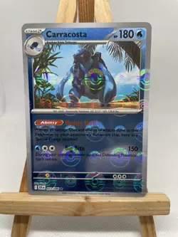 Pokemon TCG - Black Bolt - Carracosta - Pokeball - 023/086 - Reverse Holo - Image 1