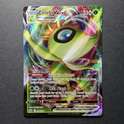 Pokemon TCG Celebi VMAX Chilling Reign Full Art Card 008/198 Pokemon Card - Image 1