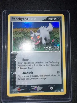 Poochyena 79/113 - EX Delta Species Reverse Holo Stamped Pokemon TCG 2005 - Image 1