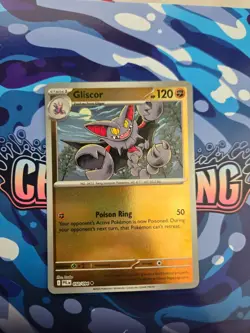 Gliscor 050/094 Uncommon Phantasmal Flames Pokemon Reverse Holo Near Mint - Image 1