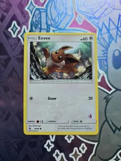 Eevee - 49/68 (Mewtwo Stamped) 049/068 Promo Battle Academy Pokemon Near Mint - Image 1