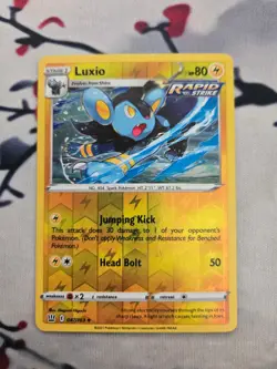 Luxio 047/163 Uncommon Battle Styles Pokemon Reverse Holo Near Mint - Image 1