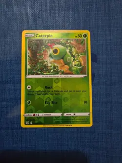 Caterpie 001/264 Common Fusion Strike Pokemon Reverse Holo Near Mint - Image 1