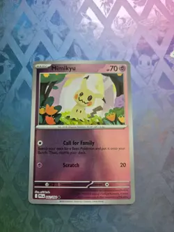 Mimikyu 042/094 Common Phantasmal Flames Pokemon Reverse Holo Near Mint - Image 1